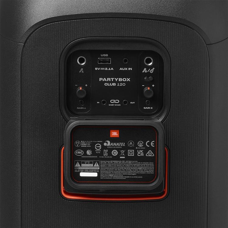JBL PartyBox Club 120 | Haut-parleur portable - Sans fil - Bluetooth - Effets lumineux - 160 W - Noir-SONXPLUS La Sarre