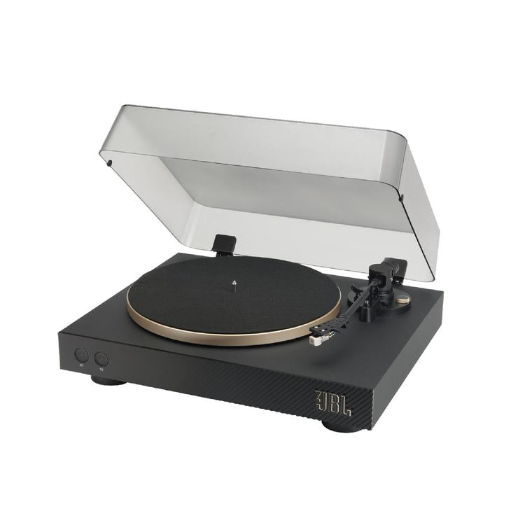 JBL Spinner BT | Table tournante bluetooth - AptX-HD - MDF - Noir/Orange-SONXPLUS La Sarre