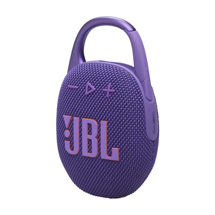 JBL Clip 5 | Haut-parleur à mousqueton portable - Bluetooth - IP67 - Mauve-SONXPLUS La Sarre