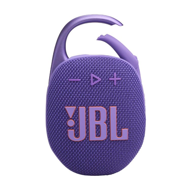 JBL Clip 5 | Haut-parleur à mousqueton portable - Bluetooth - IP67 - Mauve-SONXPLUS La Sarre
