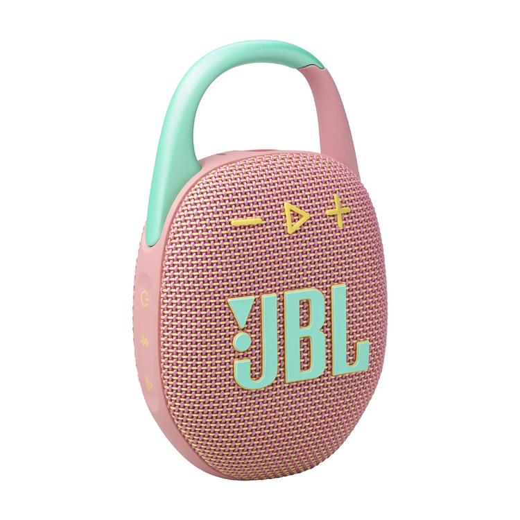 JBL Clip 5 | Haut-parleur à mousqueton portable - Bluetooth - IP67 - Rose-SONXPLUS La Sarre