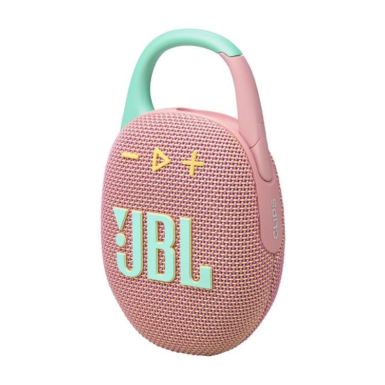 JBL Clip 5 | Haut-parleur à mousqueton portable - Bluetooth - IP67 - Rose-SONXPLUS La Sarre
