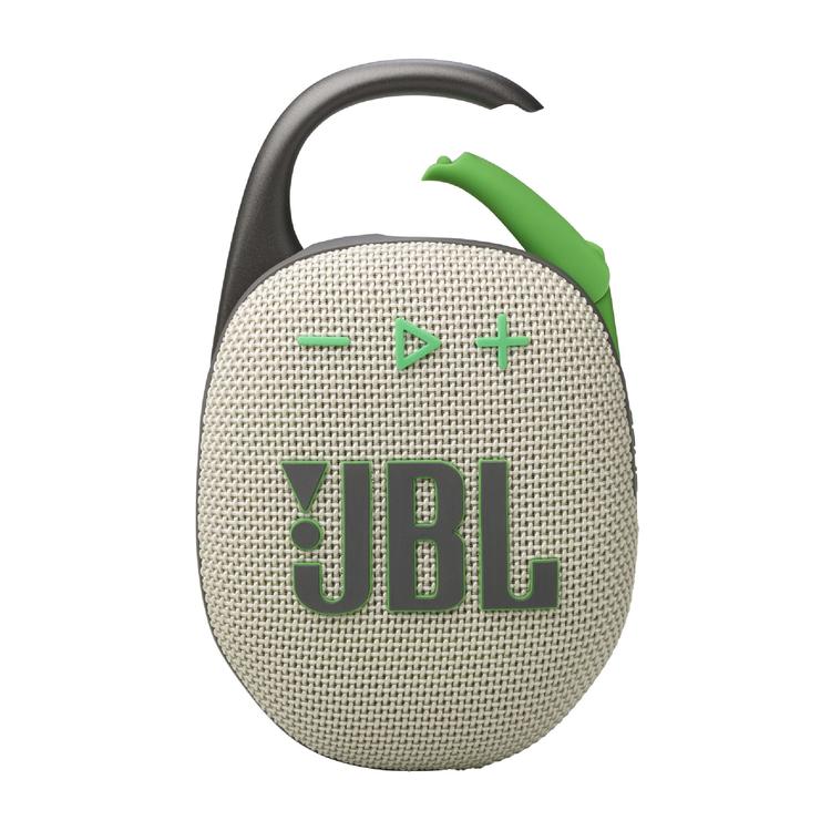 JBL Clip 5 | Haut-parleur à mousqueton portable - Bluetooth - IP67 - Sable-SONXPLUS La Sarre