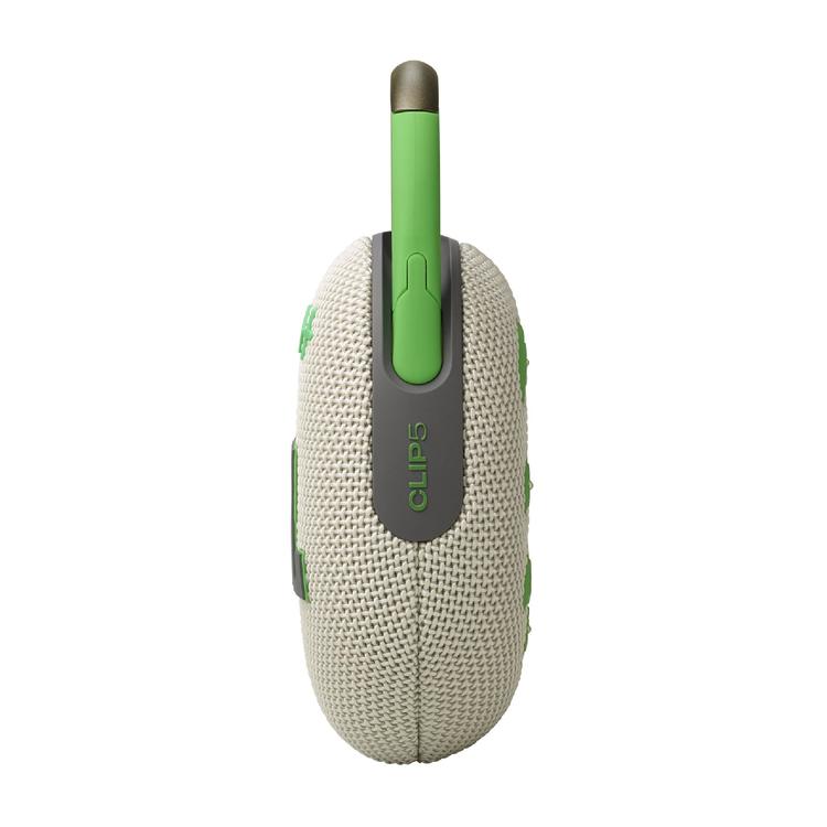 JBL Clip 5 | Haut-parleur à mousqueton portable - Bluetooth - IP67 - Sable-SONXPLUS La Sarre