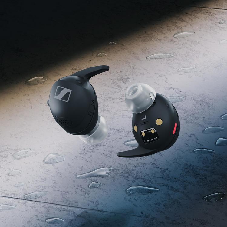 Sennheiser Momentum Sport | Écouteurs intra-auriculaires - Sans fil - Réduction active du bruit - Noir-SONXPLUS La Sarre