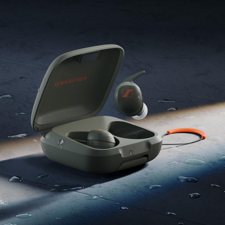 Sennheiser Momentum Sport | Écouteurs intra-auriculaires - Sans fil - Réduction active du bruit - Olive-SONXPLUS La Sarre