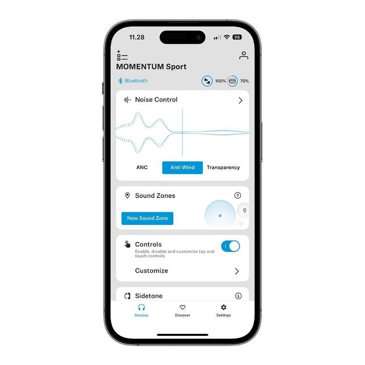 Sennheiser Momentum Sport | Écouteurs intra-auriculaires - Sans fil - Réduction active du bruit - Olive-SONXPLUS La Sarre