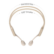 SHOKZ OpenRun Pro Mini | Écouteurs à conduction osseuse - Sport - Bluetooth - 10 Heures d'autonomie - Beige-SONXPLUS La Sarre