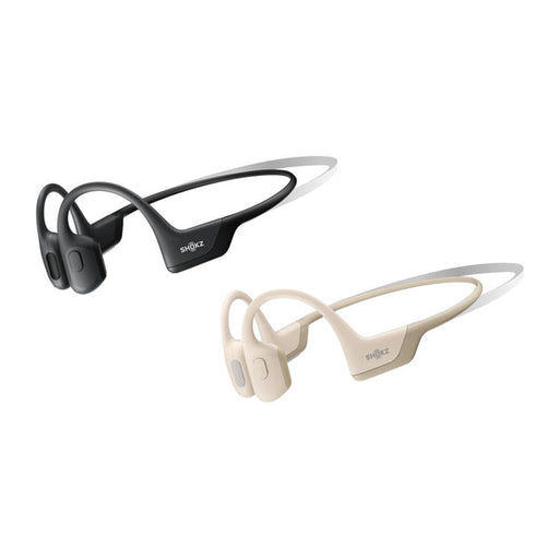 SHOKZ OpenRun Pro Mini | Écouteurs à conduction osseuse - Sport - Bluetooth - 10 Heures d'autonomie - Beige-SONXPLUS La Sarre