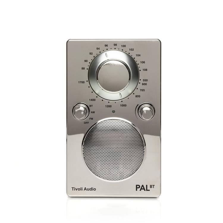 Tivoli PAL BT | Radio Am/Fm portatif - Jusqu'à 12 heures d'autonomie - Bluetooth - Chrome-SONXPLUS La Sarre