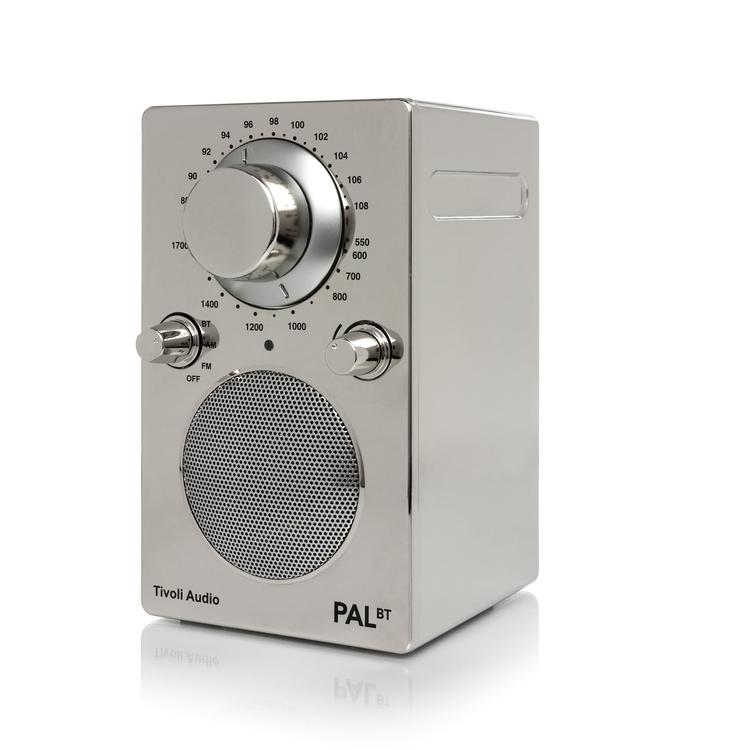 Tivoli PAL BT | Radio Am/Fm portatif - Jusqu'à 12 heures d'autonomie - Bluetooth - Chrome-SONXPLUS La Sarre