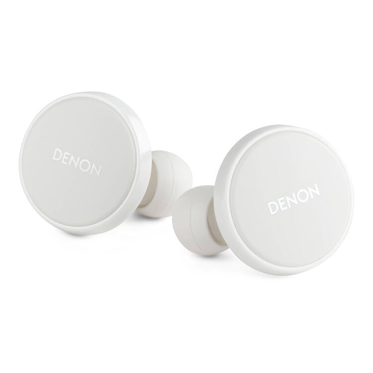 Denon PERL PRO | Écouteurs intra-auriculaires - Sans fil - Bluetooth - Technologie Masimo Adaptive Acoustic - Blanc-SONXPLUS La Sarre