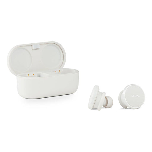 Denon PERL PRO | Écouteurs intra-auriculaires - Sans fil - Bluetooth - Technologie Masimo Adaptive Acoustic - Blanc-SONXPLUS La Sarre