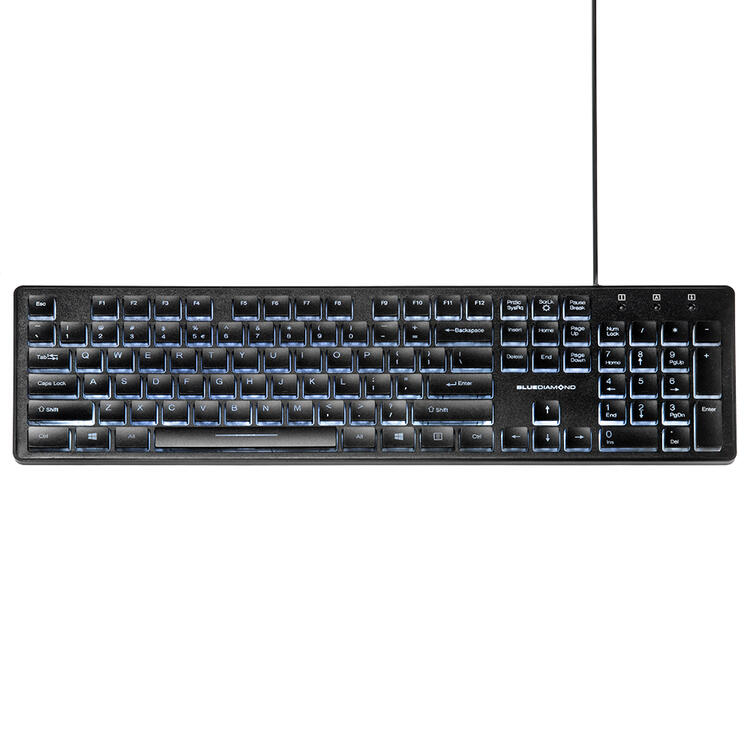 BlueDiamond 37394 | Clavier rétroéclairé - Connect - Touches lumineuses - Français-SONXPLUS La Sarre