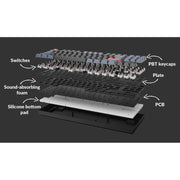 Keychron K8 Pro 300202 | Clavier Aluminium RGB - Sans fil et filaire - 4000 mAh-SONXPLUS La Sarre