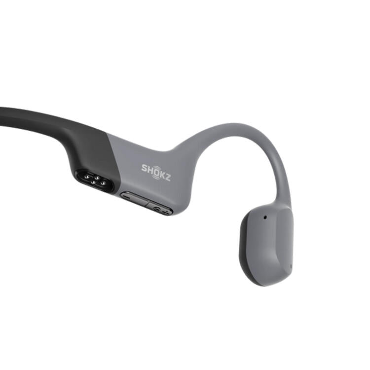 SHOKZ OpenSwim Pro | Écouteurs à conduction osseuse - Pour Natation - Bluetooth - IP68 - 9 Heures d'autonomie - Gris-SONXPLUS La Sarre