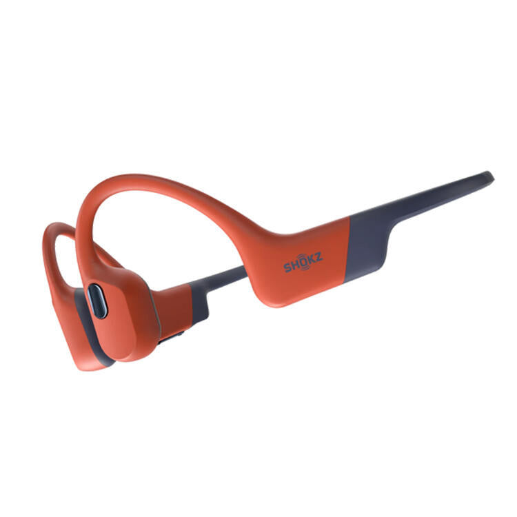 SHOKZ OpenSwim Pro | Écouteurs à conduction osseuse - Pour Natation - Bluetooth - IP68 - 9 Heures d'autonomie - Rouge-SONXPLUS La Sarre