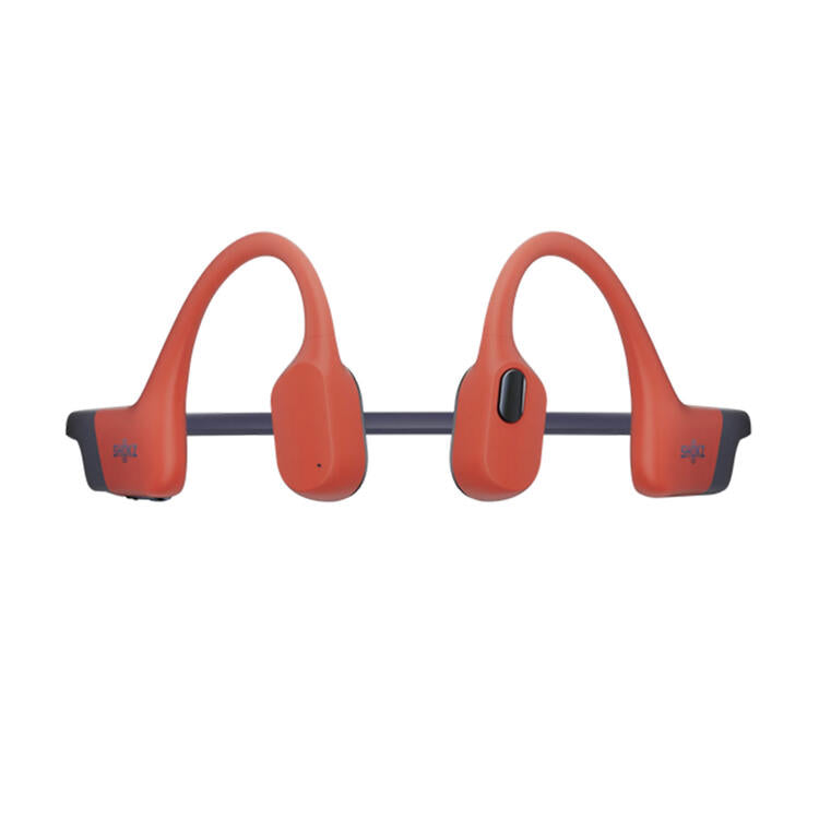 SHOKZ OpenSwim Pro | Écouteurs à conduction osseuse - Pour Natation - Bluetooth - IP68 - 9 Heures d'autonomie - Rouge-SONXPLUS La Sarre