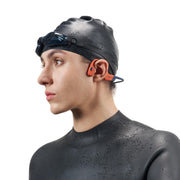 SHOKZ OpenSwim Pro | Écouteurs à conduction osseuse - Pour Natation - Bluetooth - IP68 - 9 Heures d'autonomie - Rouge-SONXPLUS La Sarre