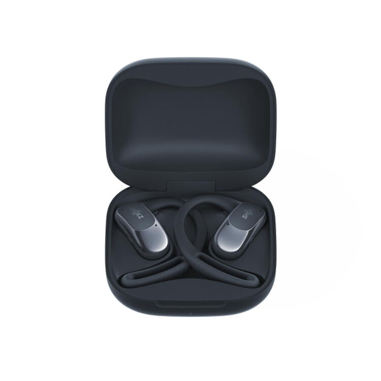 SHOKZ OpenFit Air | Écouteurs conduction osseuse - Jusqu'à 28 heures d'écoute - Bluetooth - Noir-SONXPLUS La Sarre