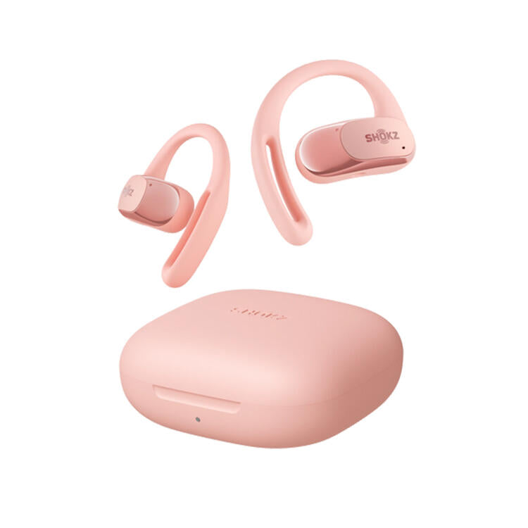 SHOKZ OpenFit Air | Écouteurs conduction osseuse - Jusqu'à 28 heures d'écoute - Bluetooth - Rose-SONXPLUS La Sarre