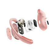 SHOKZ OpenFit Air | Écouteurs conduction osseuse - Jusqu'à 28 heures d'écoute - Bluetooth - Rose-SONXPLUS La Sarre