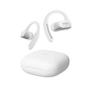SHOKZ OpenFit Air | Écouteurs conduction osseuse - Jusqu'à 28 heures d'écoute - Bluetooth - Blanc-SONXPLUS La Sarre