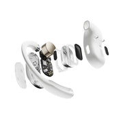 SHOKZ OpenFit Air | Écouteurs conduction osseuse - Jusqu'à 28 heures d'écoute - Bluetooth - Blanc-SONXPLUS La Sarre