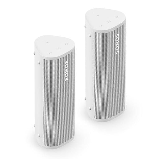 Sonos | Ensemble Aventure - 2 Haut-parleurs Roam 2 portatifs - Bluetooth - Étanche - Blanc-SONXPLUS La Sarre