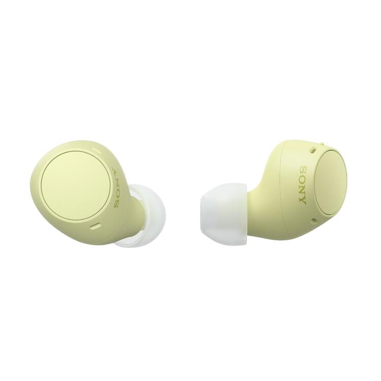 Sony WF-C510 | Écouteurs intra-auriculaires - 100% Sans fil - Bluetooth - Microphone - Jusqu'à 22 heures d'autonomie - IPX4 - Jaune-SONXPLUS La Sarre