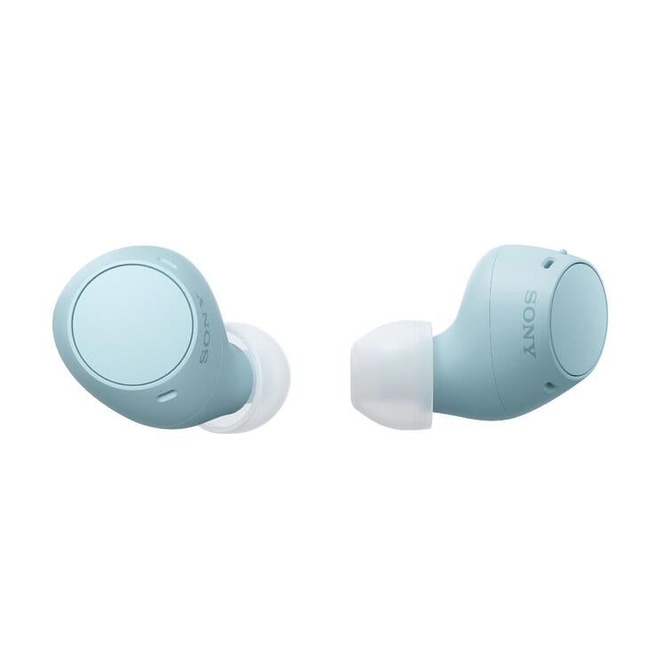 Sony WF-C510 | Écouteurs intra-auriculaires - 100% Sans fil - Bluetooth - Microphone - Jusqu'à 22 heures d'autonomie - IPX4 - Bleu Pâle-SONXPLUS La Sarre