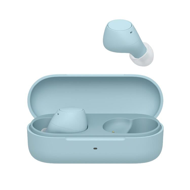 Sony WF-C510 | Écouteurs intra-auriculaires - 100% Sans fil - Bluetooth - Microphone - Jusqu'à 22 heures d'autonomie - IPX4 - Bleu Pâle-SONXPLUS La Sarre