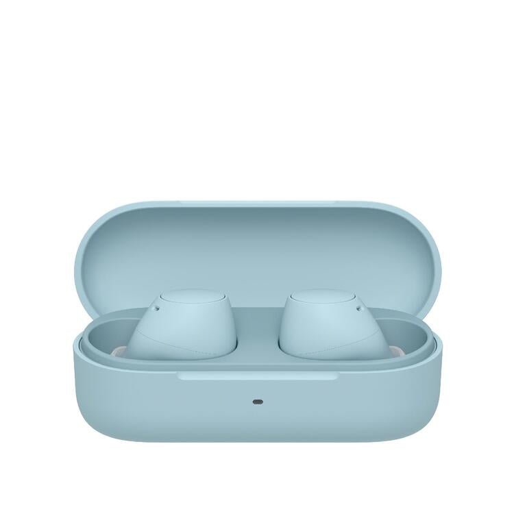 Sony WF-C510 | Écouteurs intra-auriculaires - 100% Sans fil - Bluetooth - Microphone - Jusqu'à 22 heures d'autonomie - IPX4 - Bleu Pâle-SONXPLUS La Sarre