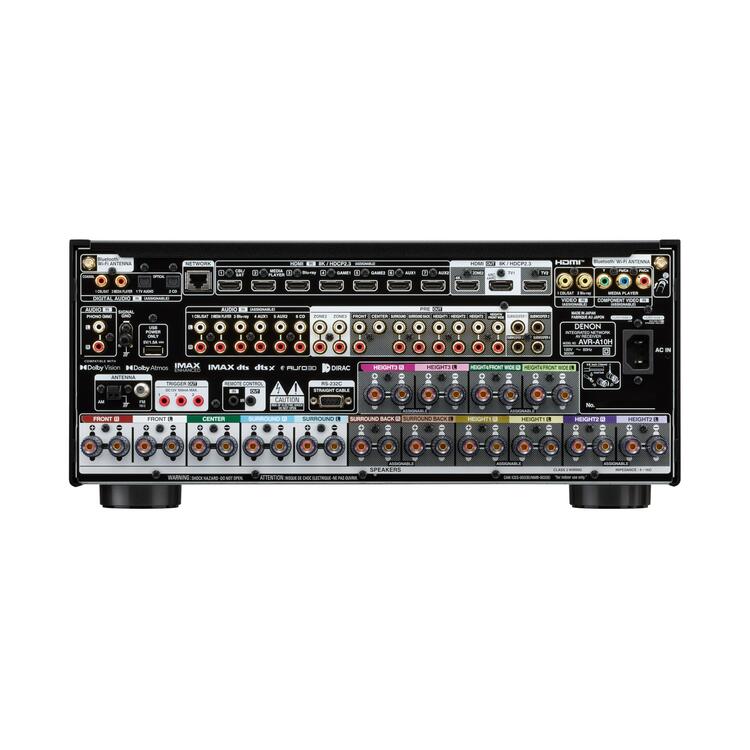 Denon AVR-A10H | Amplificateur de puissance 13.4 canaux - Cinéma maison - Bluetooth - Wi-Fi - 8K - HEOS - Noir-SONXPLUS La Sarre