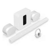 Sonos | Ensemble de divertissement personnel haut de gamme avec Arc Ultra - 9.1.4 Canaux + Ace + Sub 4 + 2 Era 100 - Blanc-SONXPLUS La Sarre
