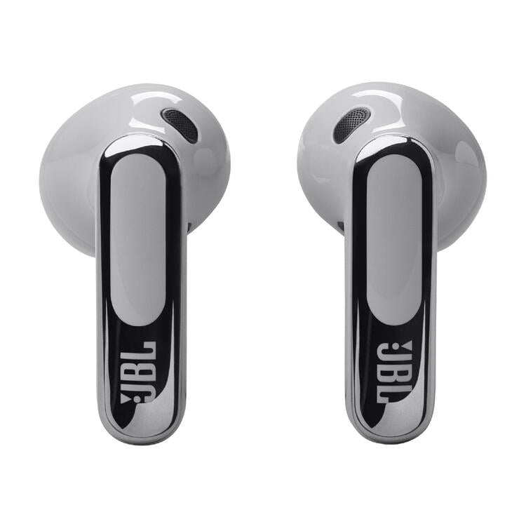 JBL Live Flex 3 | Écouteurs intra-auriculaire - Sans fil - Réduction de bruit - Écran tactile 1,45" - Argent-SONXPLUS La Sarre