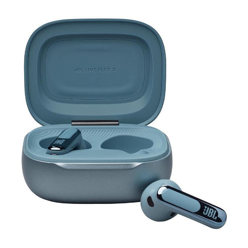 JBL Live Flex 3 | Écouteurs intra-auriculaire - Sans fil - Réduction de bruit - Écran tactile 1,45" - Bleu-SONXPLUS La Sarre