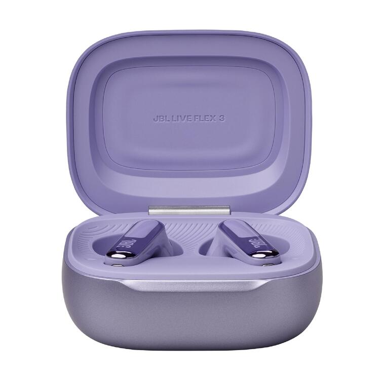 JBL Live Flex 3 | Écouteurs intra-auriculaire - Sans fil - Réduction de bruit - Écran tactile 1,45" - Mauve-SONXPLUS La Sarre