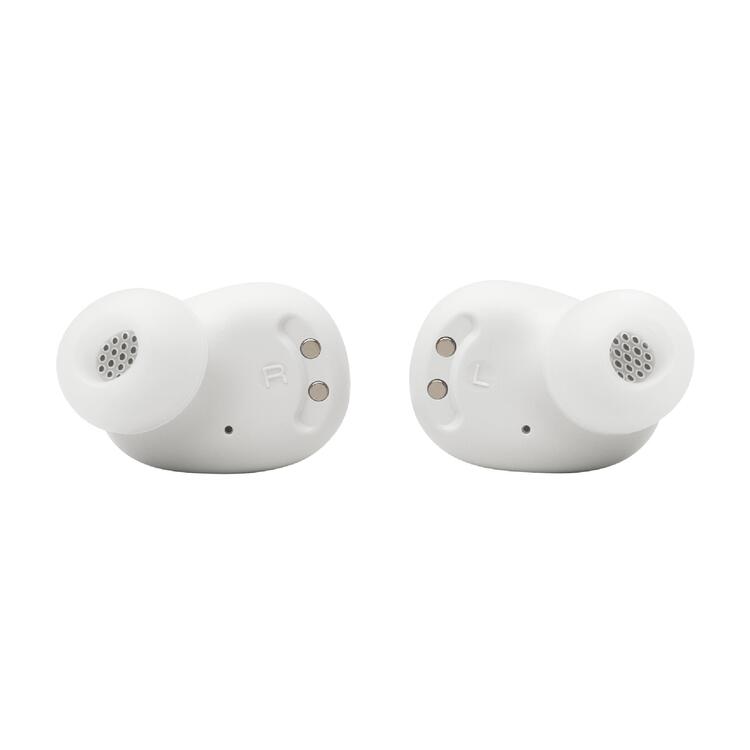 JBL Vibe Buds 2 | Écouteurs intra-auriculaires - Sans fil - Bluetooth - Technologie Smart Ambient - Blanc-SONXPLUS La Sarre