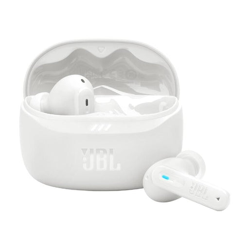 JBL Tune Beam 2 | Écouteurs intra-auriculaires - 100% Sans fil - Bluetooth - Smart Ambient - 6 Microphones - Blanc-SONXPLUS La Sarre