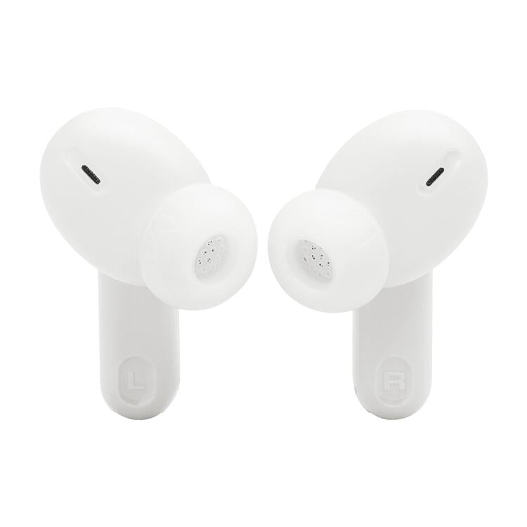 JBL Tune Beam 2 | Écouteurs intra-auriculaires - 100% Sans fil - Bluetooth - Smart Ambient - 6 Microphones - Blanc-SONXPLUS La Sarre
