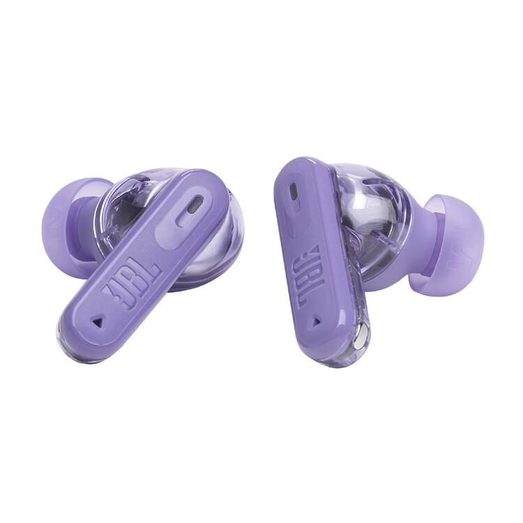 JBL Tune Beam 2 | Écouteurs intra-auriculaires - 100% Sans fil - Bluetooth - Smart Ambient - 6 Microphones - Mauve Fantôme-SONXPLUS La Sarre