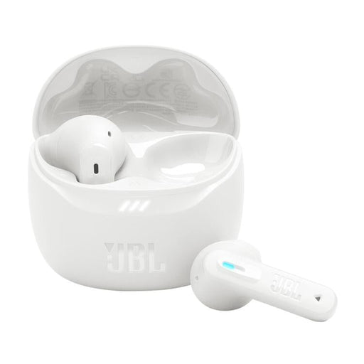 JBL Tune Flex 2 | Écouteurs intra-auriculaires - 100% Sans fil - Bluetooth - Réduction de bruit - 6 Microphones - IP54 - Blanc-SONXPLUS La Sarre