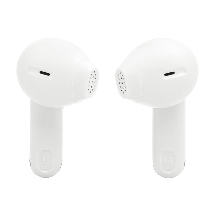 JBL Tune Flex 2 | Écouteurs intra-auriculaires - 100% Sans fil - Bluetooth - Réduction de bruit - 6 Microphones - IP54 - Blanc-SONXPLUS La Sarre