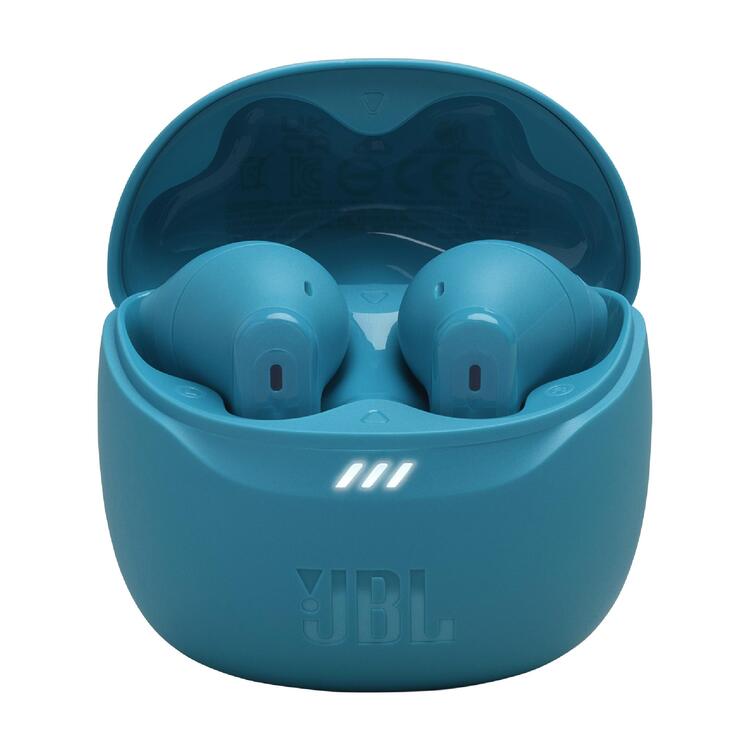 JBL Tune Flex 2 | Écouteurs intra-auriculaires - 100% Sans fil - Bluetooth - Réduction de bruit - 6 Microphones - IP54 - Turquoise-SONXPLUS La Sarre