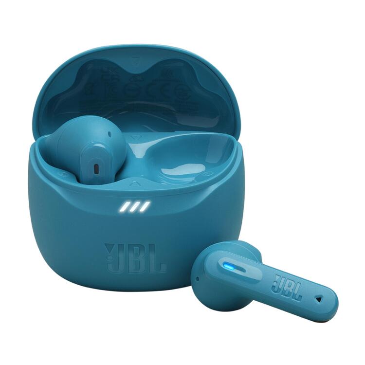 JBL Tune Flex 2 | Écouteurs intra-auriculaires - 100% Sans fil - Bluetooth - Réduction de bruit - 6 Microphones - IP54 - Turquoise-SONXPLUS La Sarre