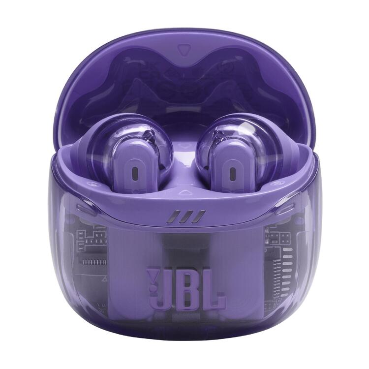 JBL Tune Flex 2 | Écouteurs intra-auriculaires - 100% Sans fil - Bluetooth - Réduction de bruit - 6 Microphones - IP54 - Mauve Fantôme-SONXPLUS La Sarre