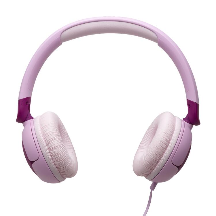 JBL JR320 | Écouteurs filaires circum-auriculaires pour enfant - JBL Safe Sound - Microphone - Mauve-SONXPLUS La Sarre