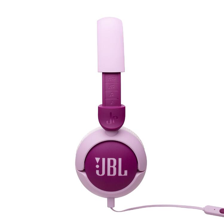 JBL JR320 | Écouteurs filaires circum-auriculaires pour enfant - JBL Safe Sound - Microphone - Mauve-SONXPLUS La Sarre