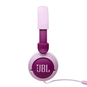 JBL JR320 | Écouteurs filaires circum-auriculaires pour enfant - JBL Safe Sound - Microphone - Mauve-SONXPLUS La Sarre